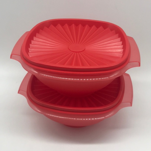 Tupperware Servalier Bowl Set 2 Pieces. - Picture 3 of 16